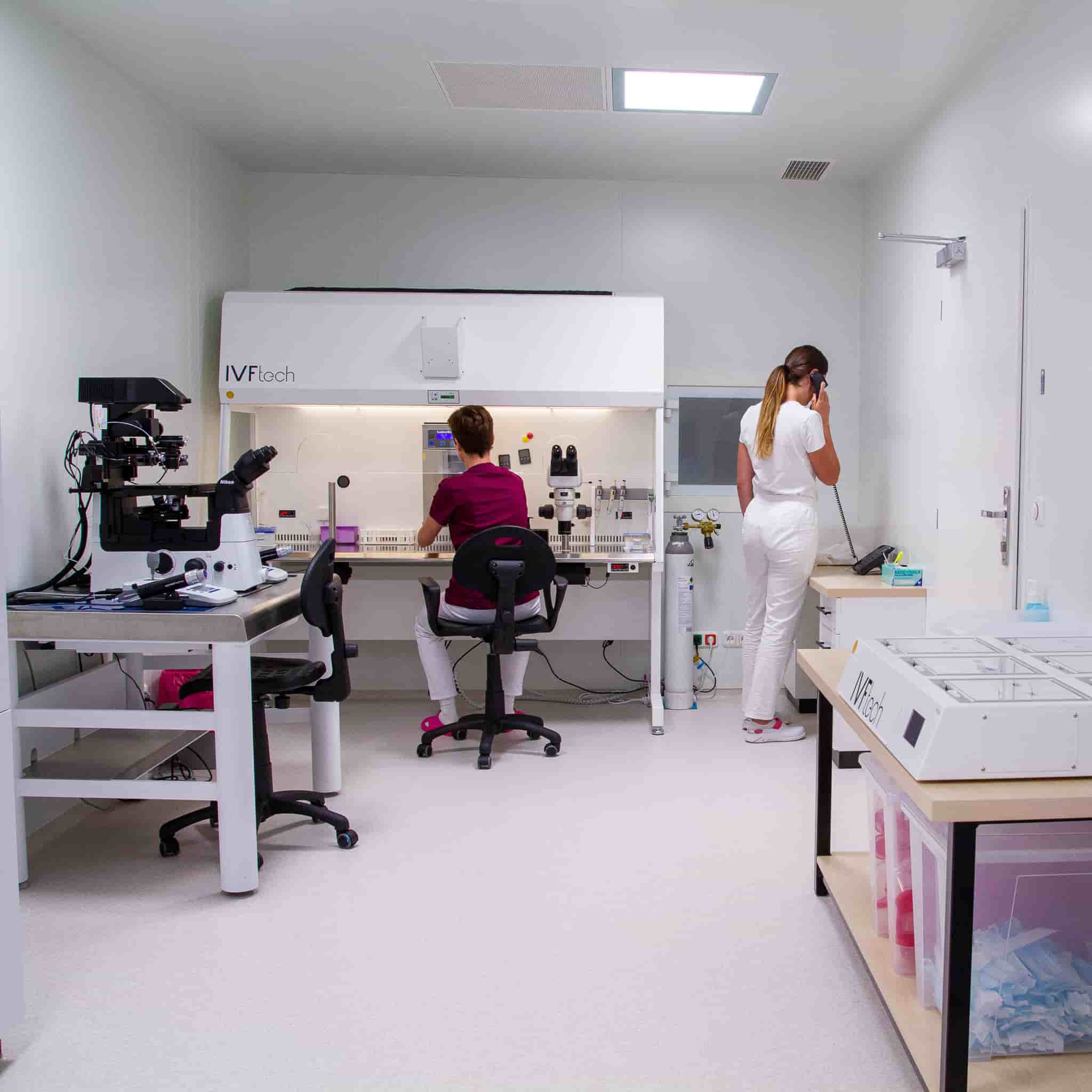 IVF centrum - embryologická laboratoř